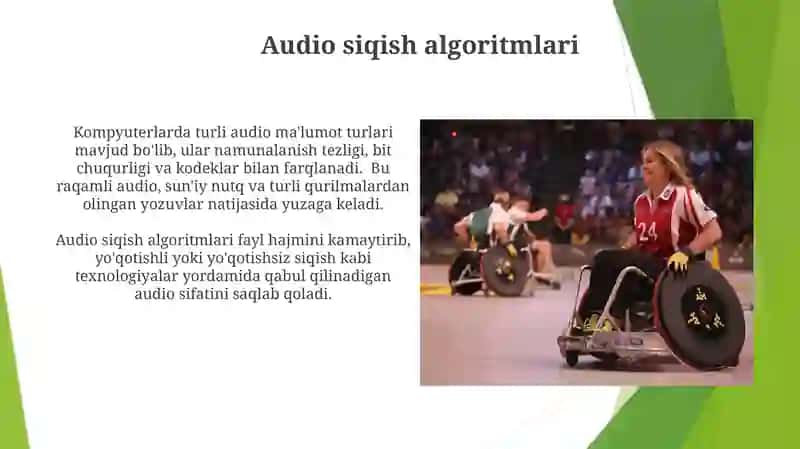 Audio siqish va ijro texnologiyalari 3