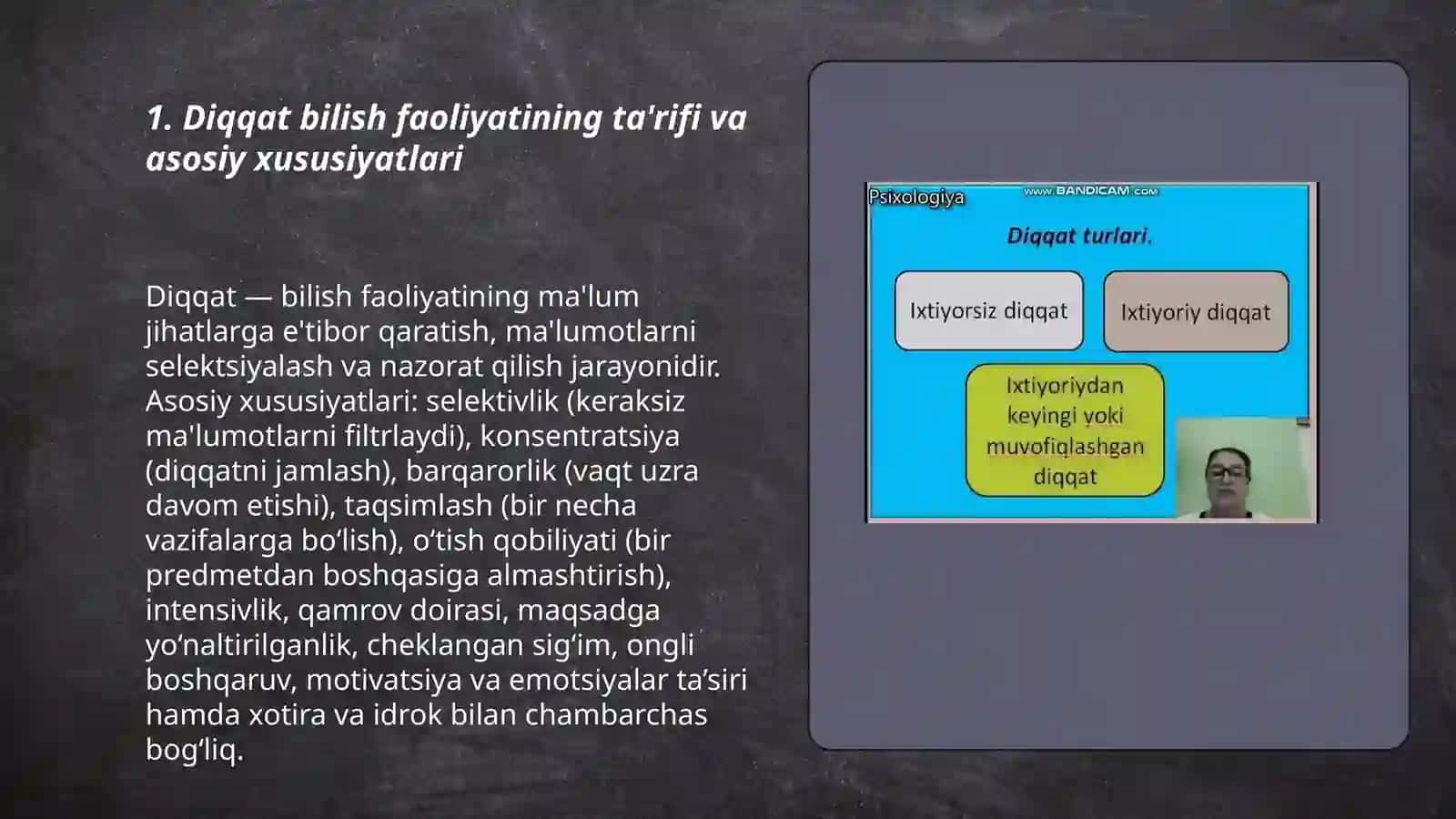 Diqqat bilish faoliyati 3