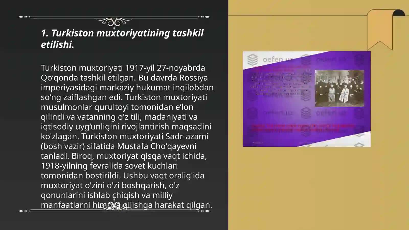 Turkiston muxtoriyati va jadidlar 3