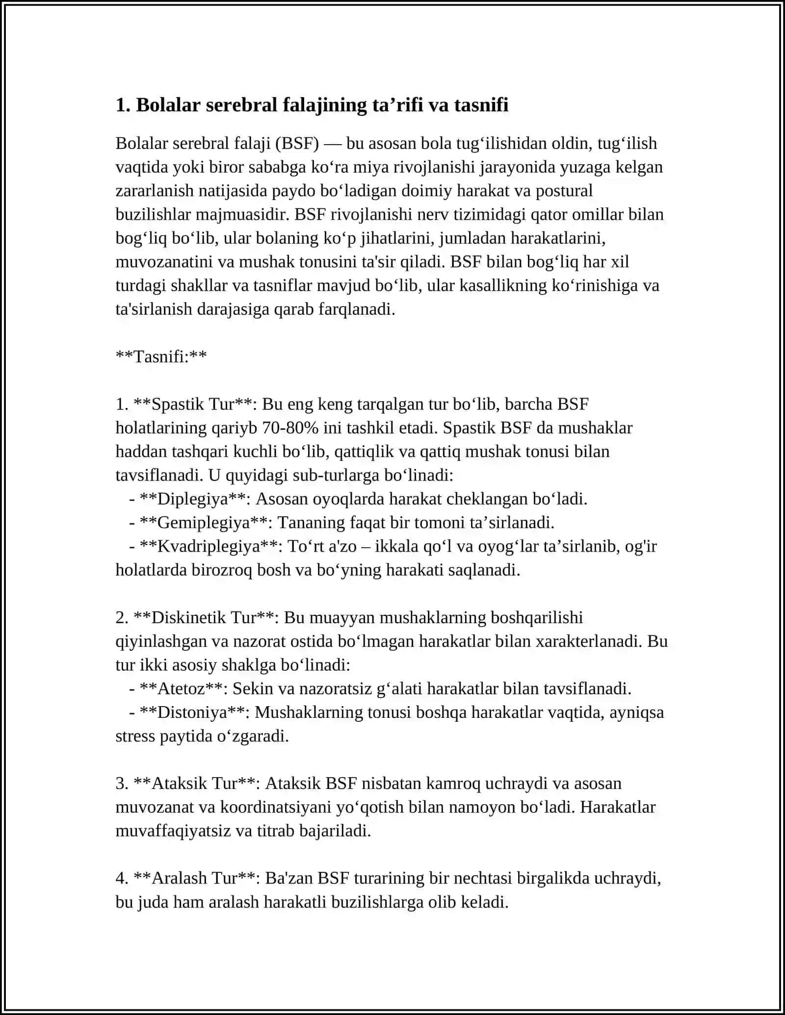 BOLALAR SEREBRAL FALAJI 3