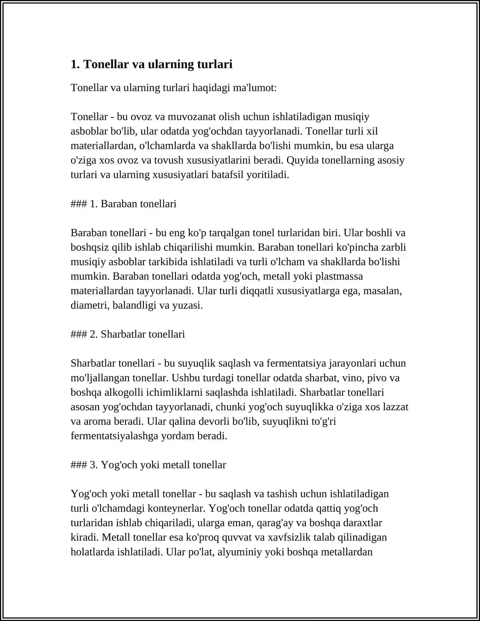 TONELLAR, AVTOMOBIL VA TEMIRYO’L TONELLARI HAQIDA VA ULARNING QURILISH JARAYONI 3