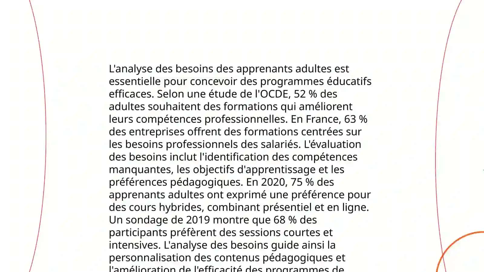 Les cours des adultes 3