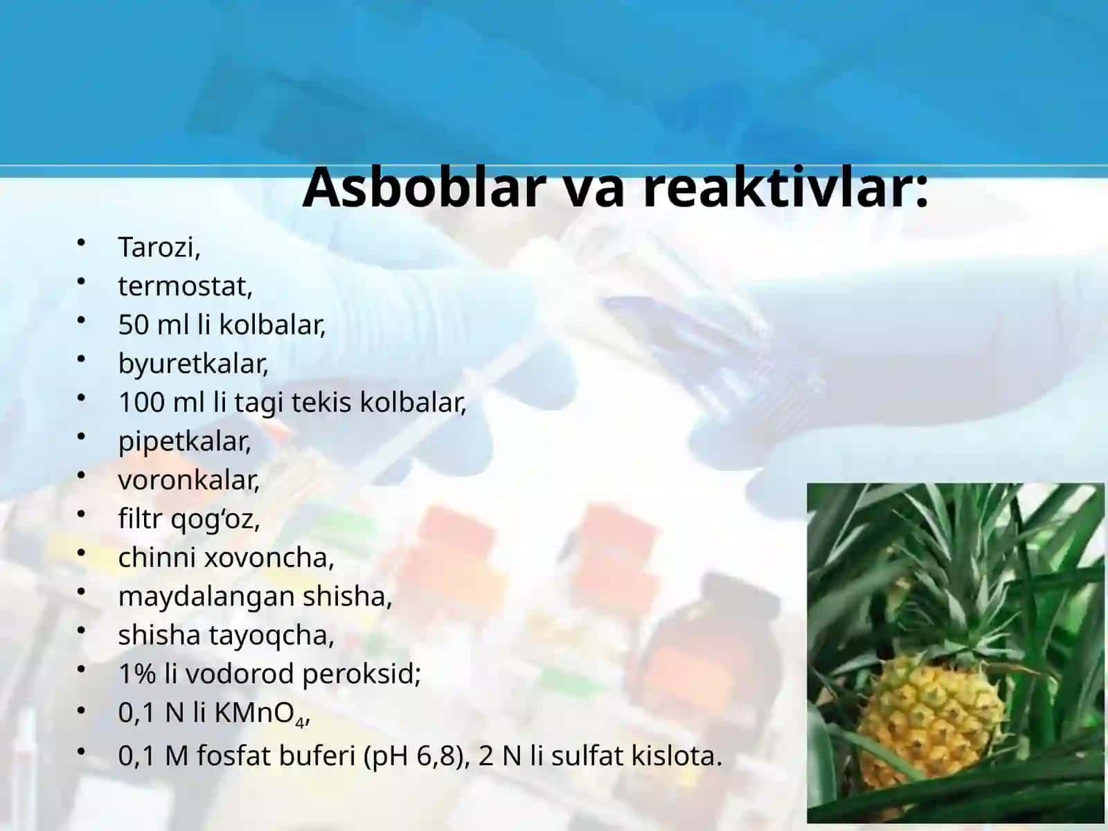 Katalaza fermentining aktivligini aniqlash 3