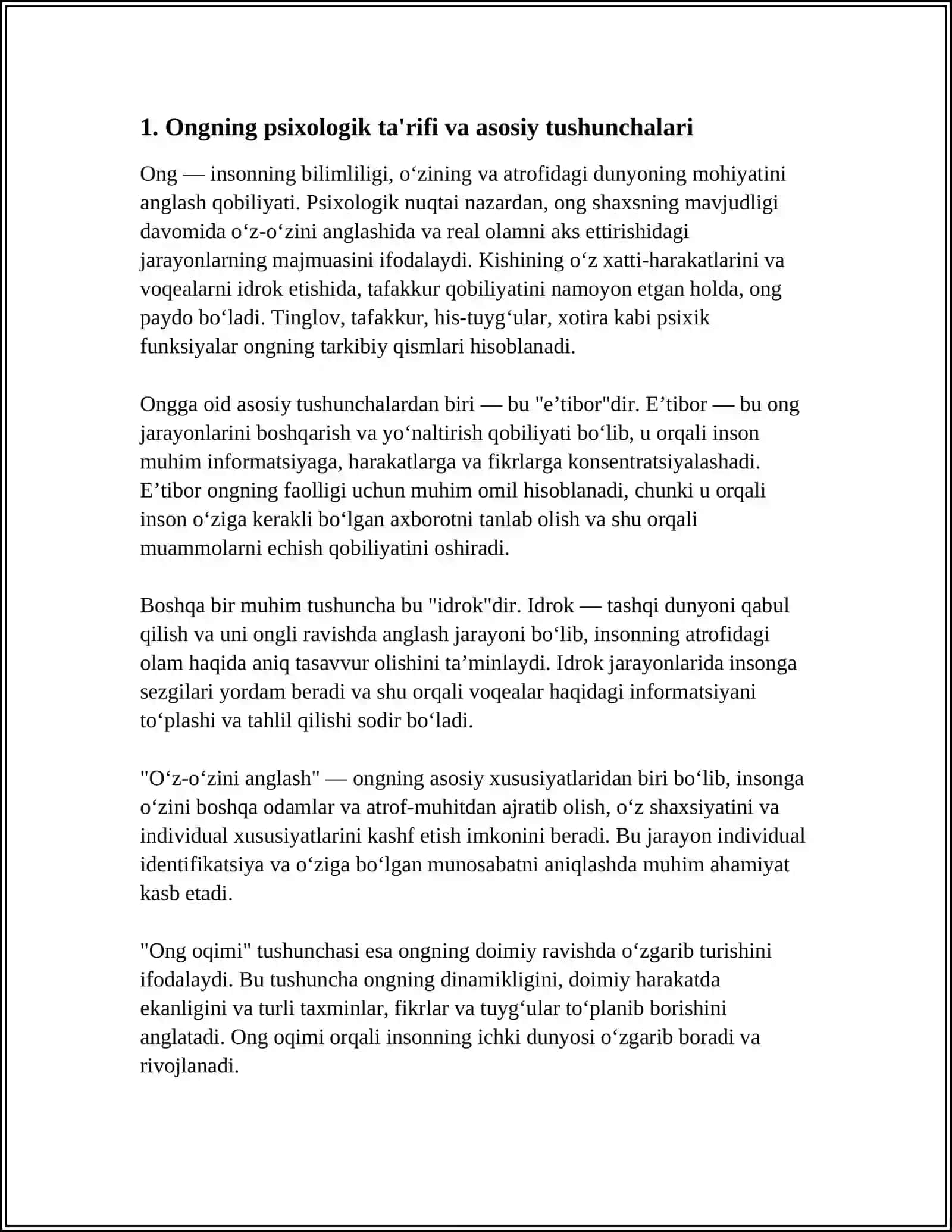 ONGNING ANIQ PSIXOLOGIK TAVSIFI 3