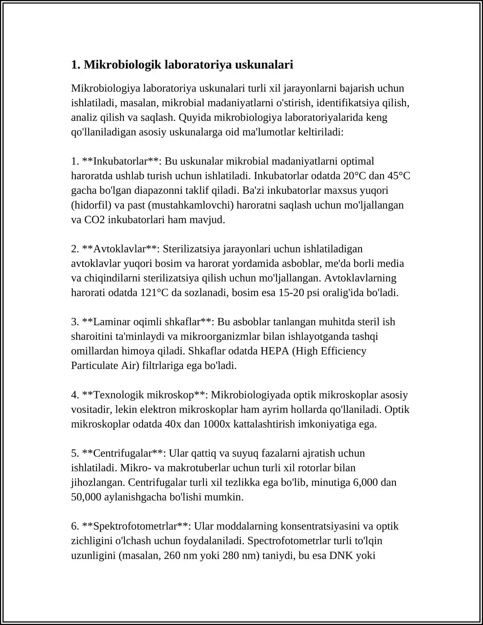 MIKROBIOLOGIK LABOROTORIYA 3
