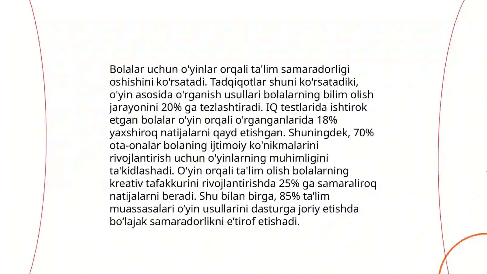 Bolalar uchun o'yinlar orqali ta'lim 3