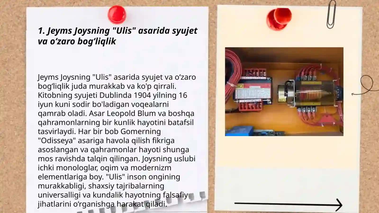 Uliss romani va Kapalaklar o'yini asarlari 3