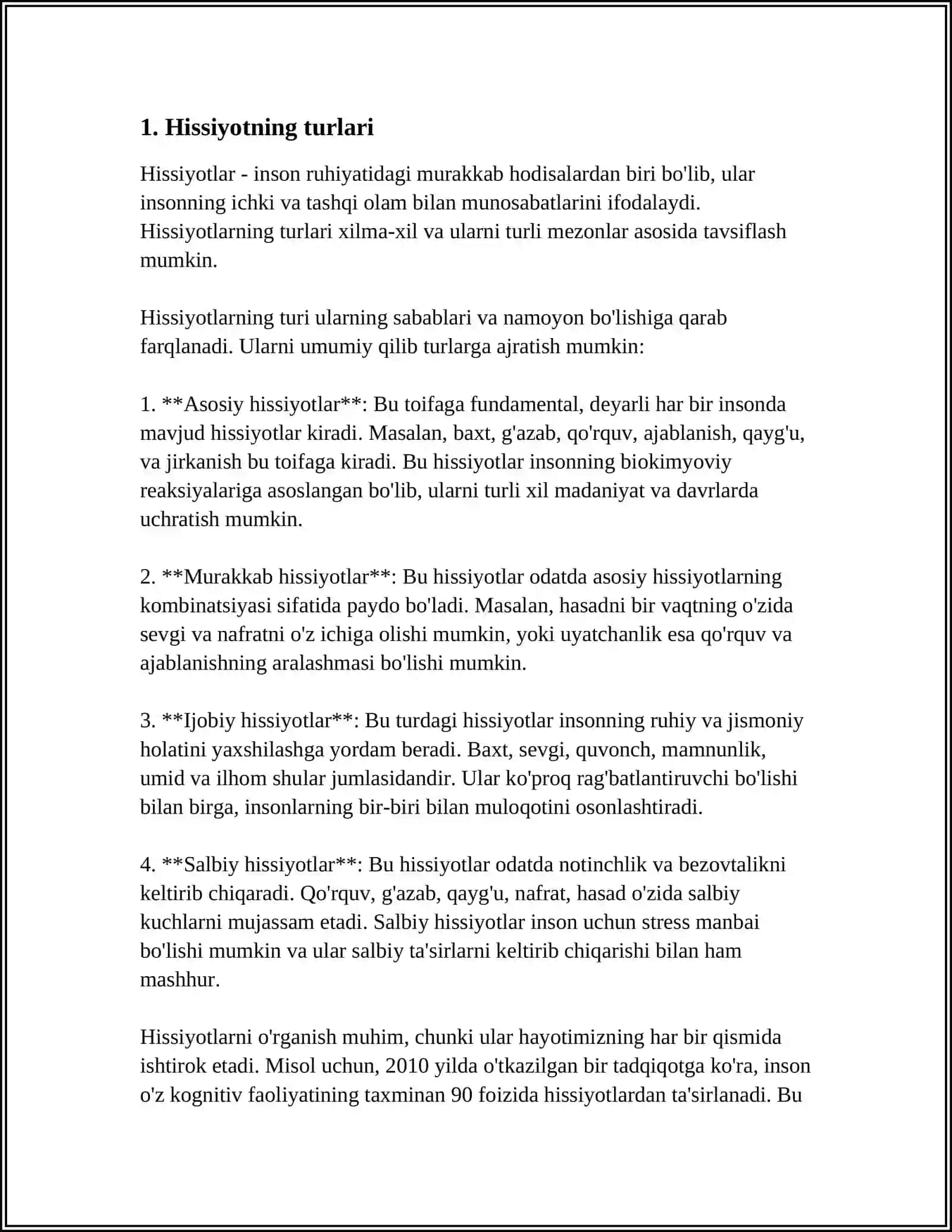 HISSIYOT HAQIDA TUSHUNCHA 3