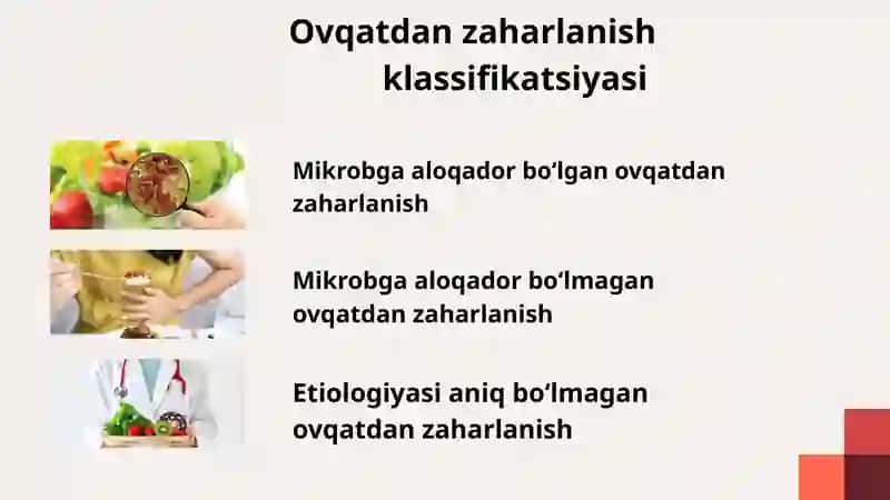 Ovqatdan zaharlanish va uning oldini olish choralari 3