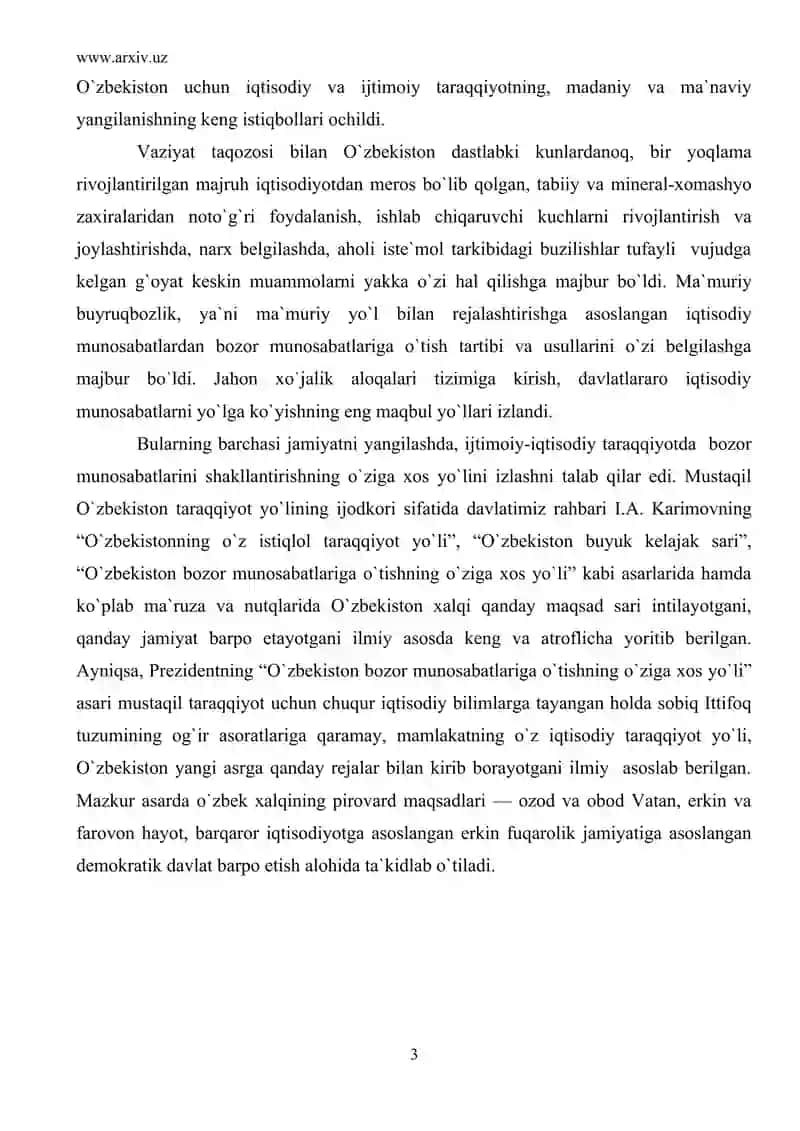 O`zbekistonning mustaqilligi 3