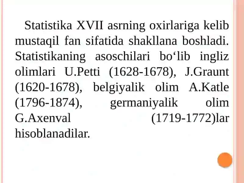 Statistikafanining predmeti va uslubi 3