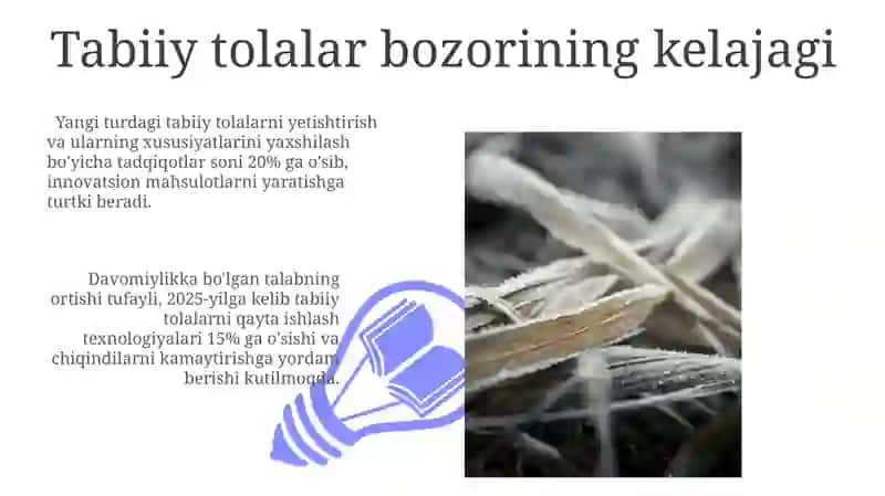 Tabiiy tolalar turlari va xususiyatlari 3