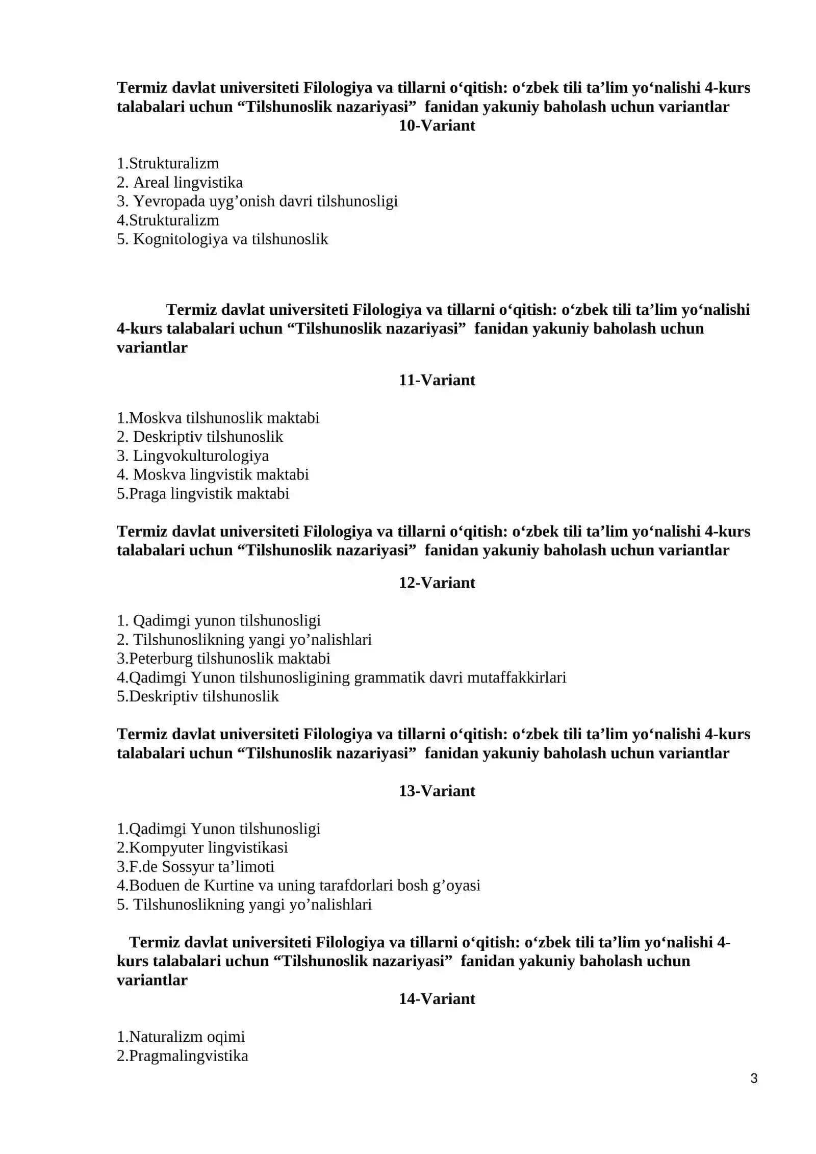 Tilshunoslik nazariyasi 3