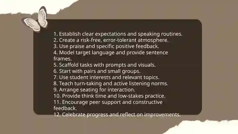 Encouraging students to do speaking tasks 3