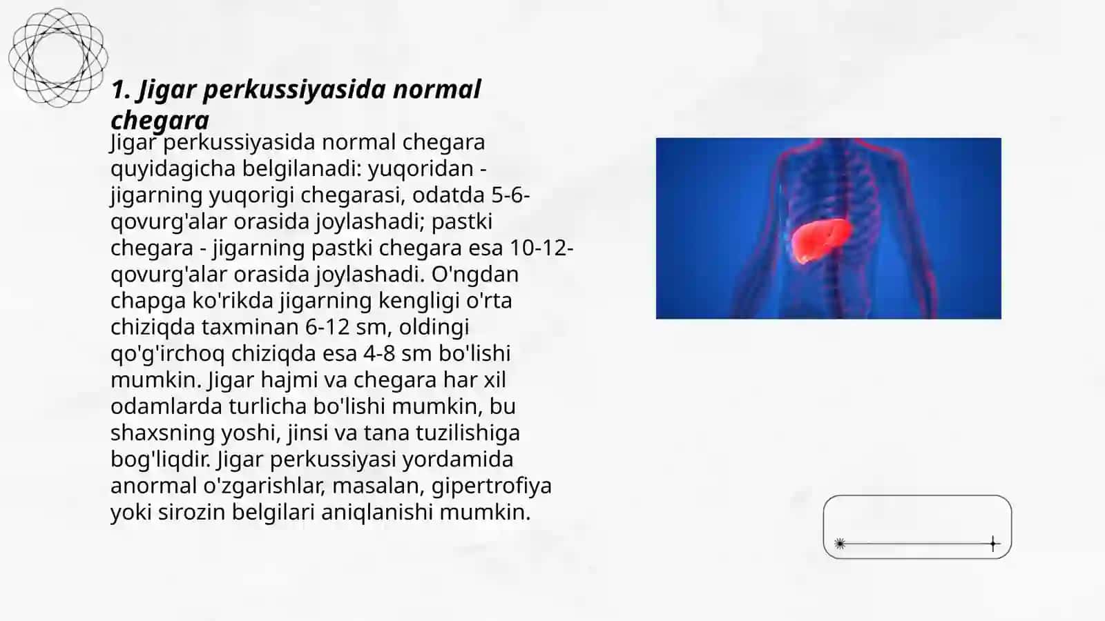 Jigar perkussiyasidagi norma va patologiyasi 3