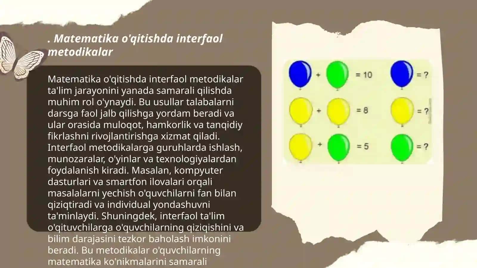 Matematika o'qitish metodikasi 3