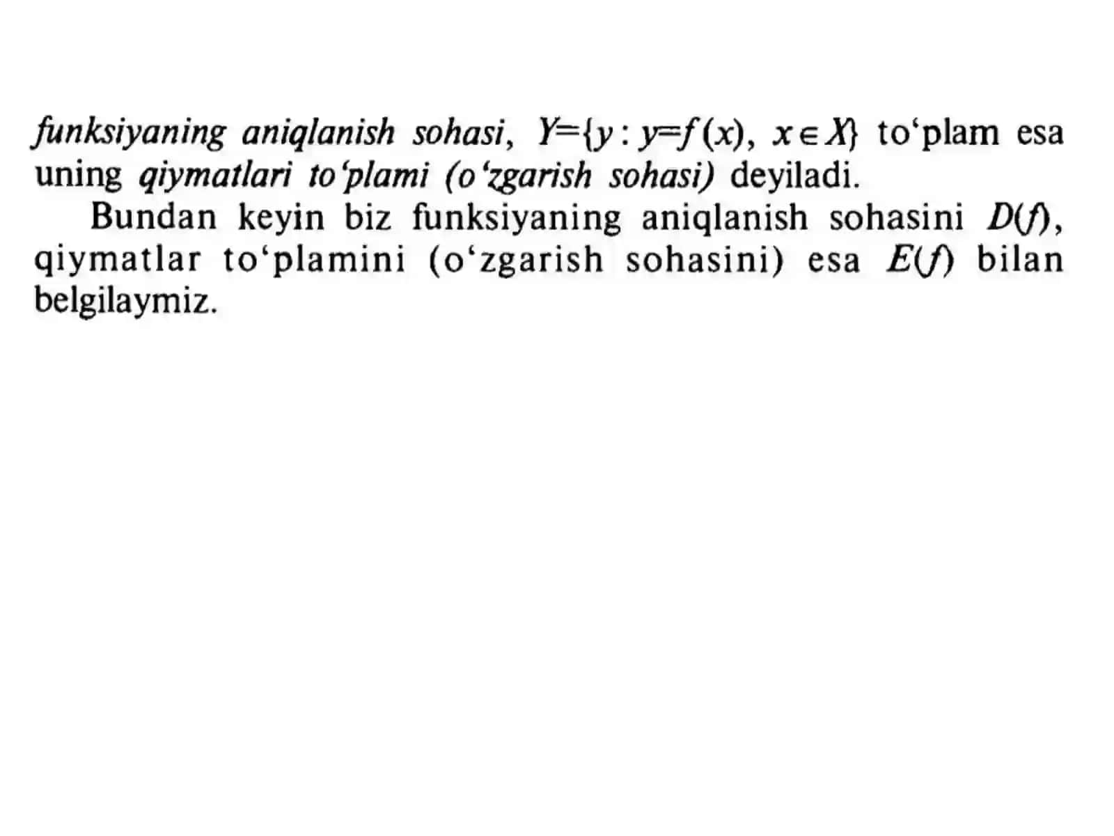 Sodda funksiyalar va ularning grafiklari 3