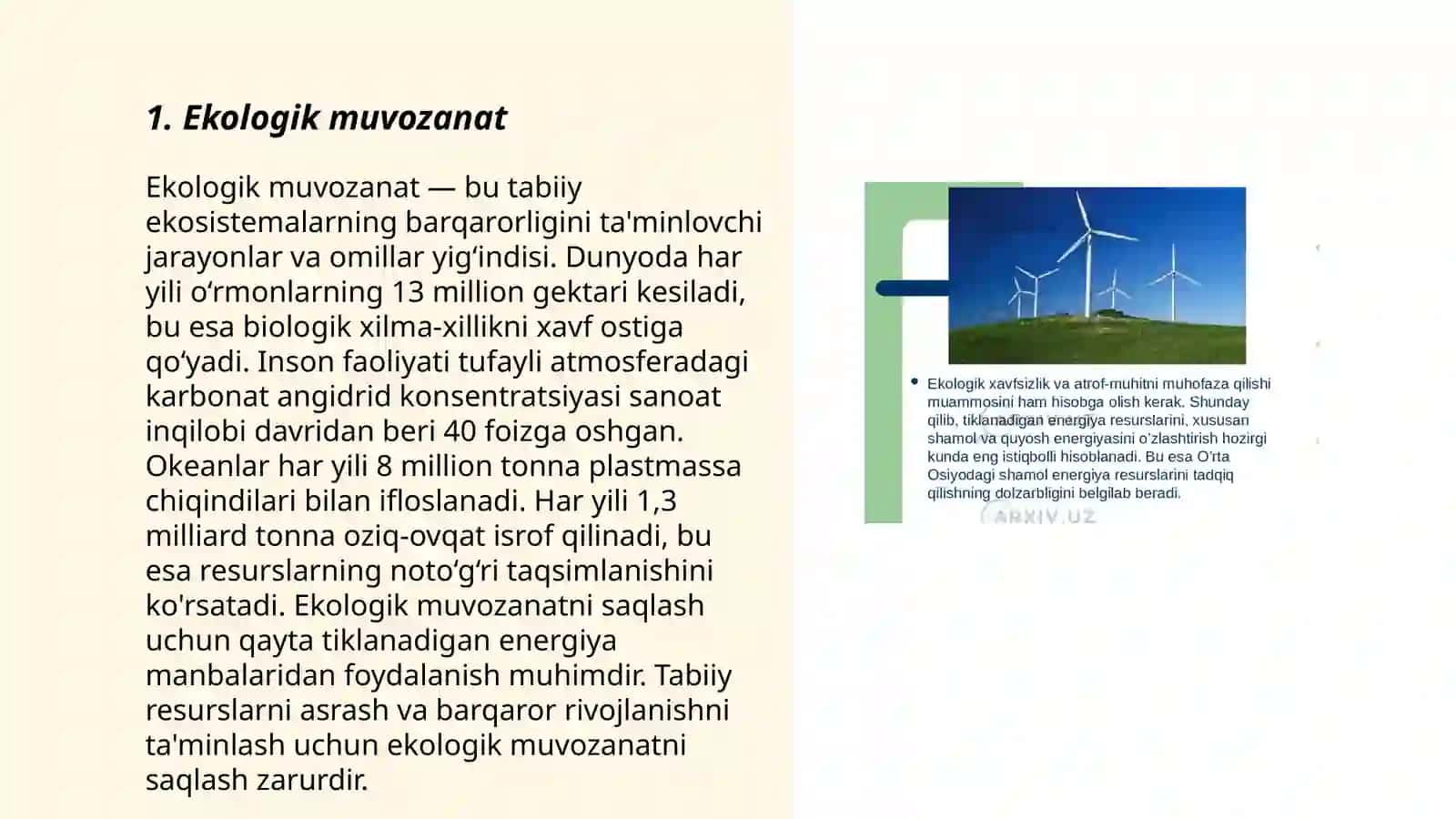 Ekologik muvozanat 3