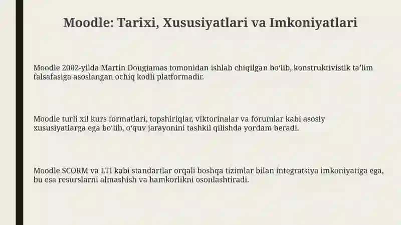 Moodle 3