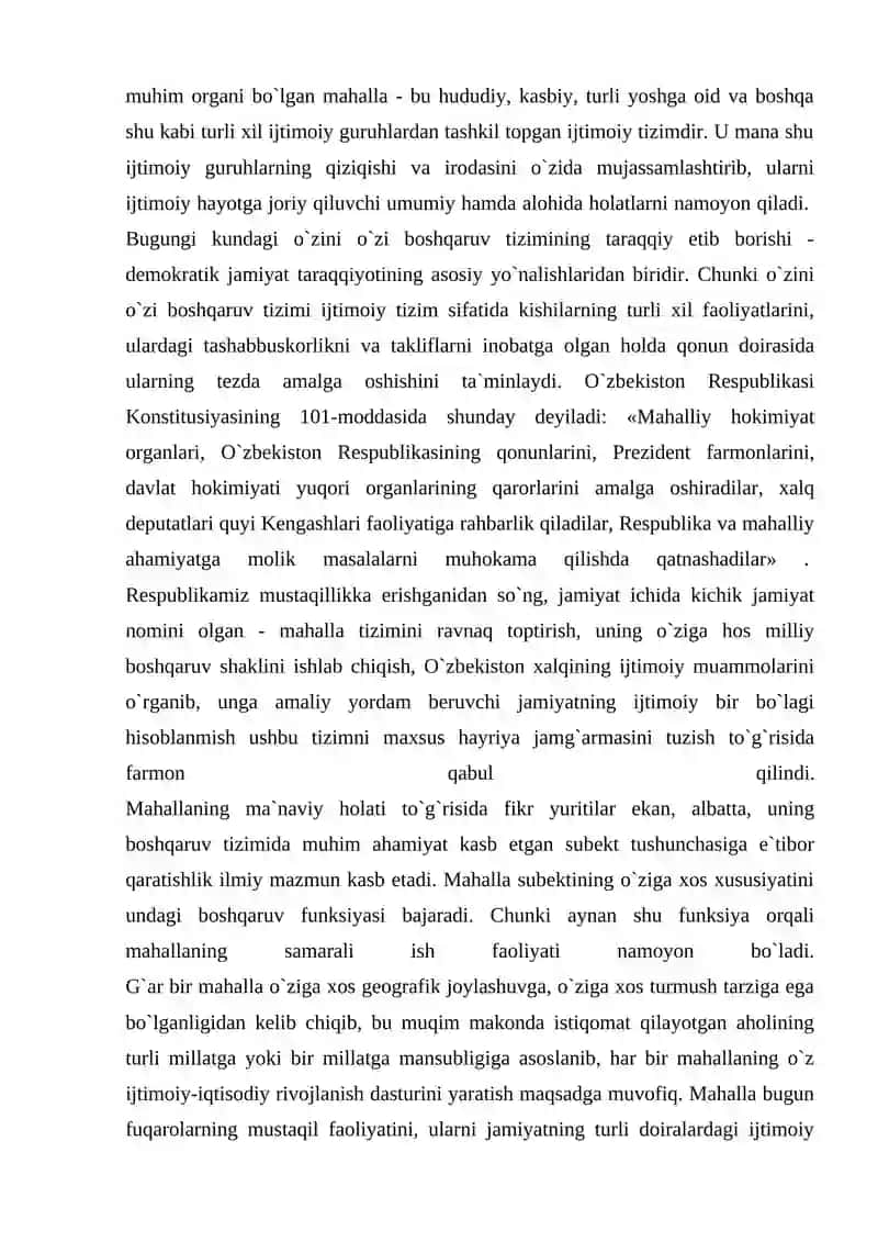 O`zbekistonda mahalliy boshqaruv tizimi shakli 3