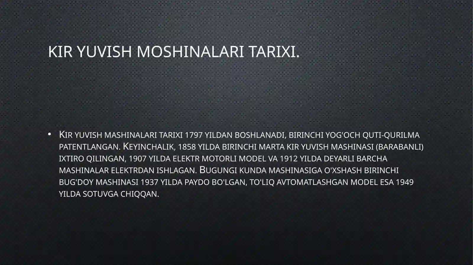 Uyro’zg’or kiryuvish mashinalari tuzilishi ishlash prinsipi 3