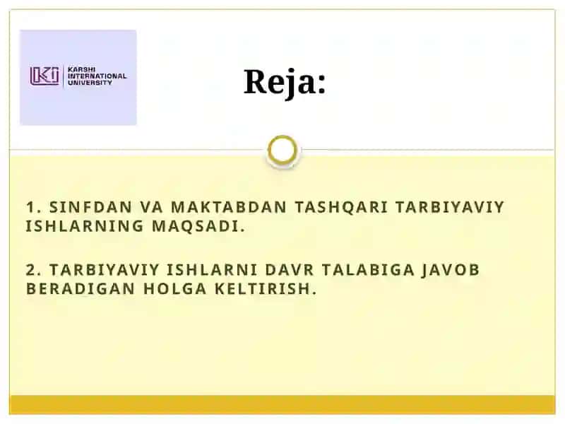 Sinfdan va maktabdan tashqaritarbiyaviy ishlar 3