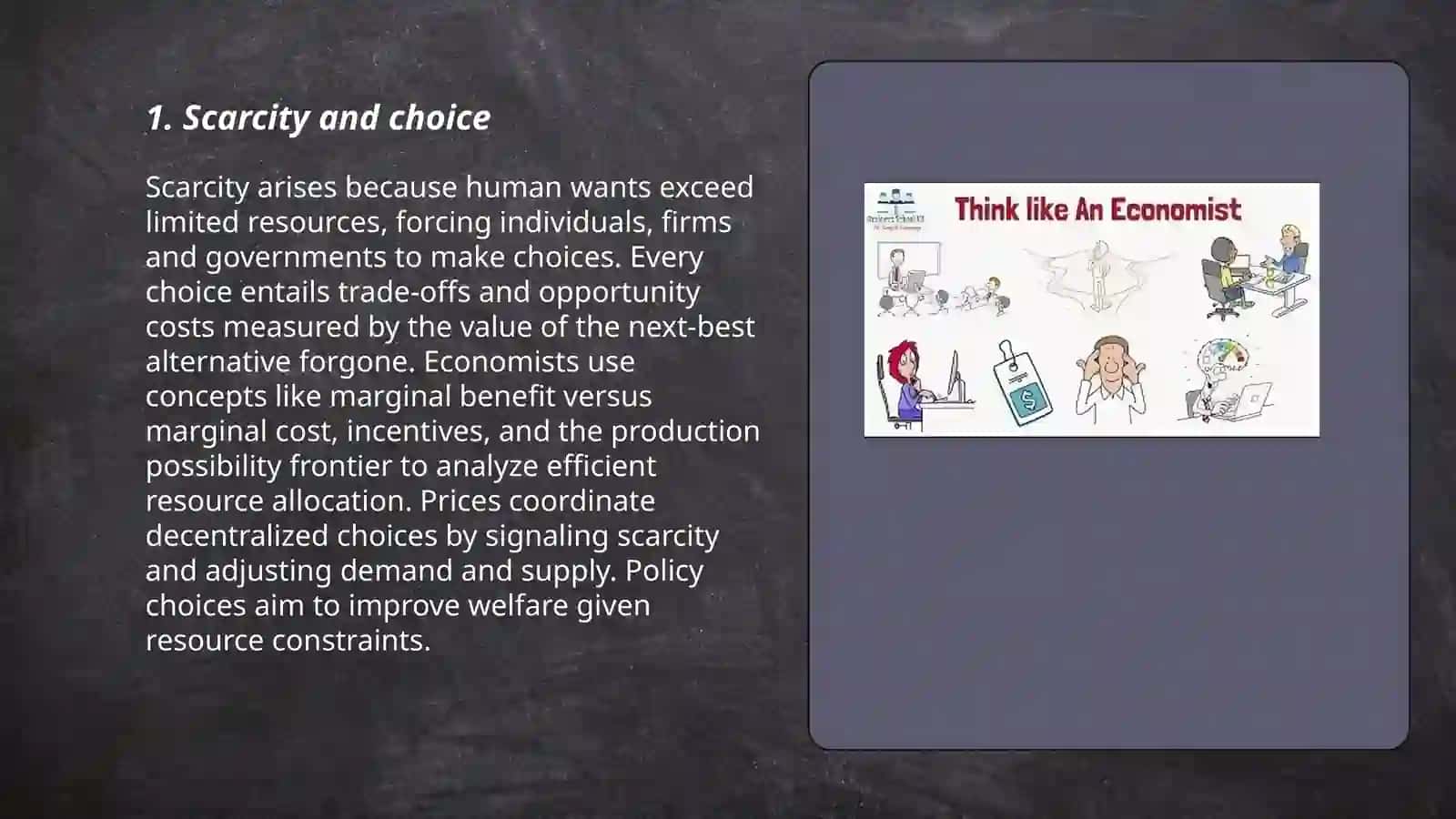Thinking like an economist 3