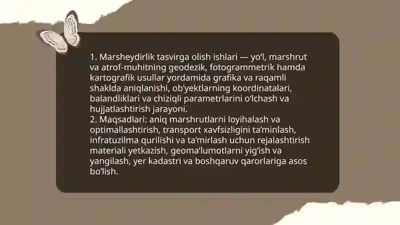 Marsheydirlik tasvirga olish ishlari 3