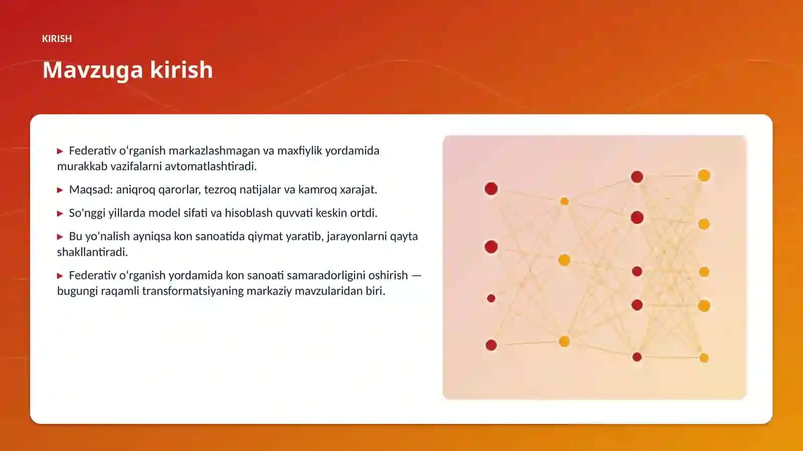 Federativ oʻrganish yordamida kon sanoati samaradorligini oshirish 3