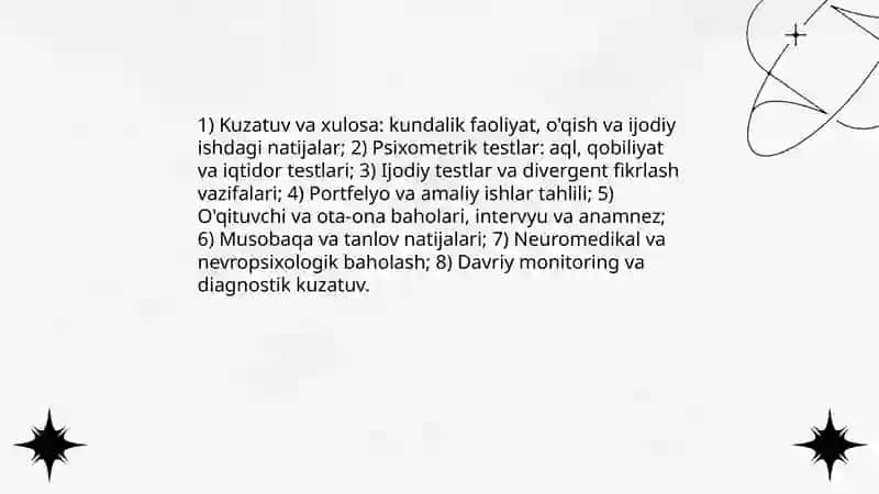 Qobiliyat, Iste'dod, Geniylik 3