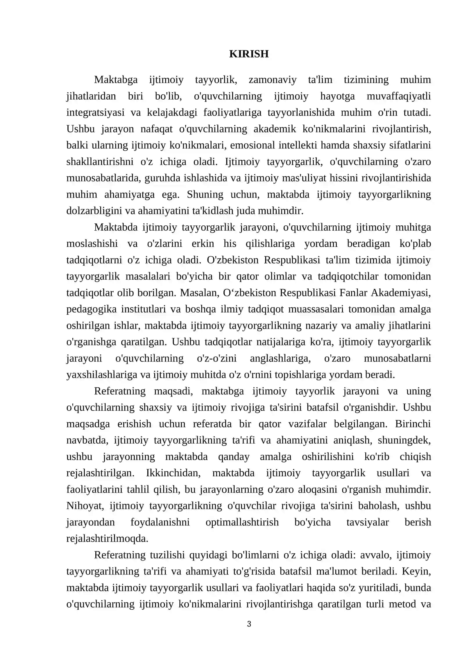 Maktabga ijtimoiy tayyorlik 3