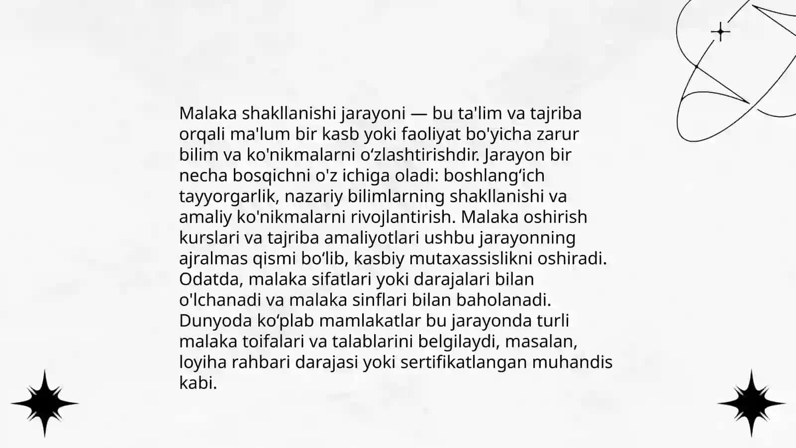 Shaxsning malaka va odatlari Anvar 2 3