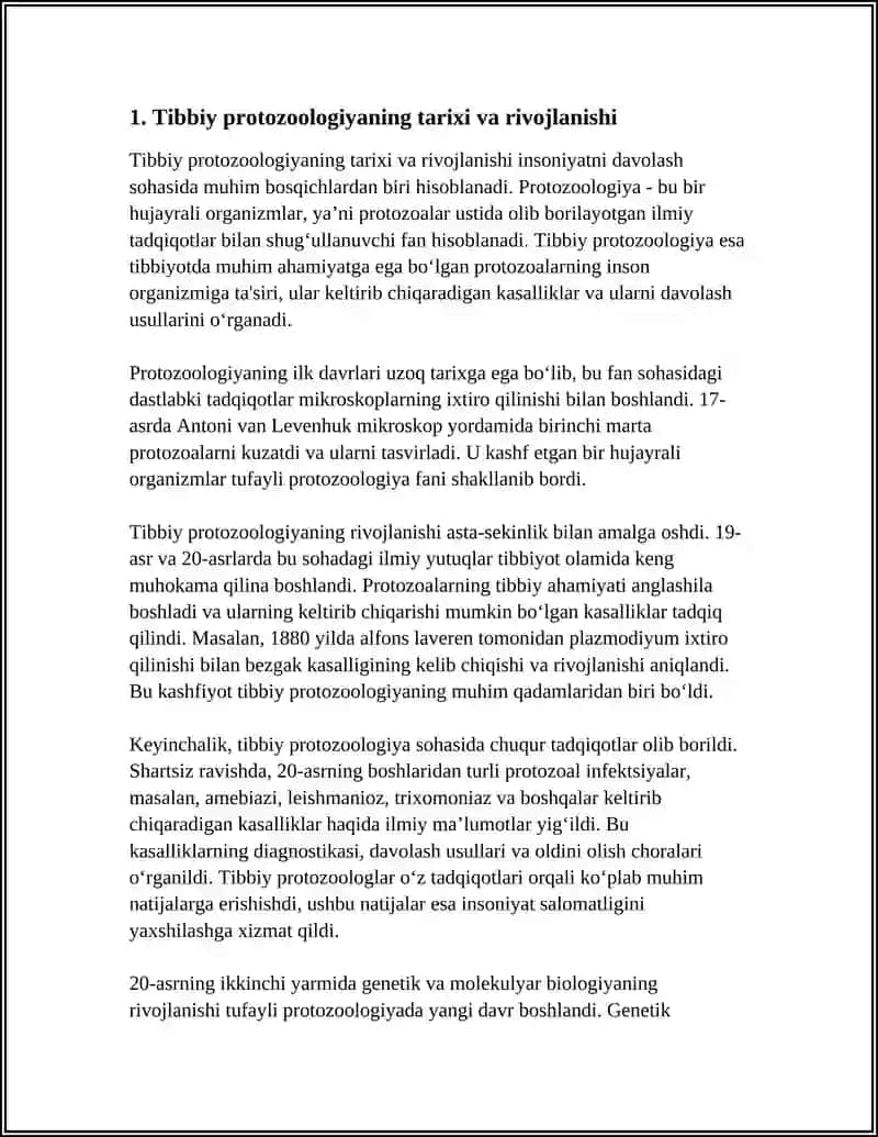 MEDICINALIQ PROTOZOOLOGIYA 3