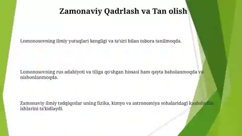 Lomonosovning hayoti va ilmiy faolyati 3