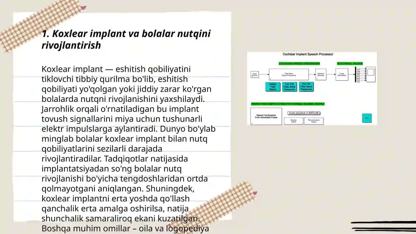 Koxlear implant va bolalar nutqini rivojlantirish 3