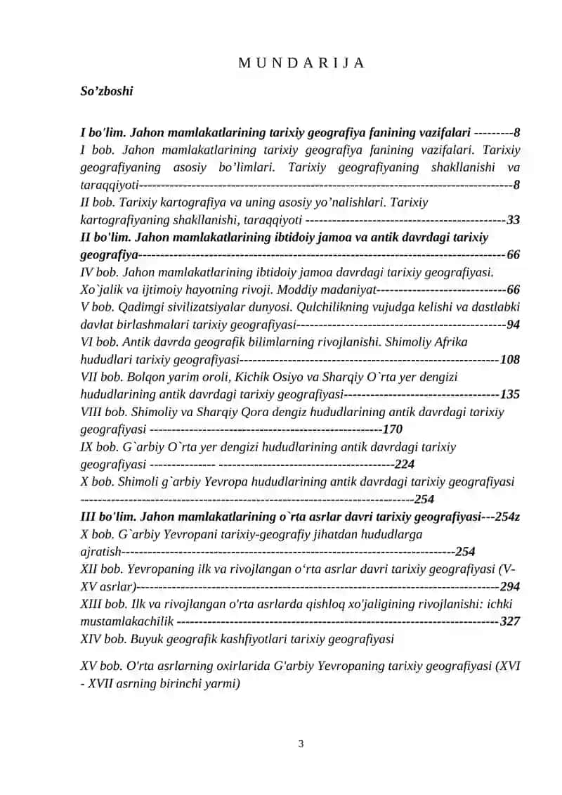 Jahon mamlakatlari tarixiy geografiyasi 3