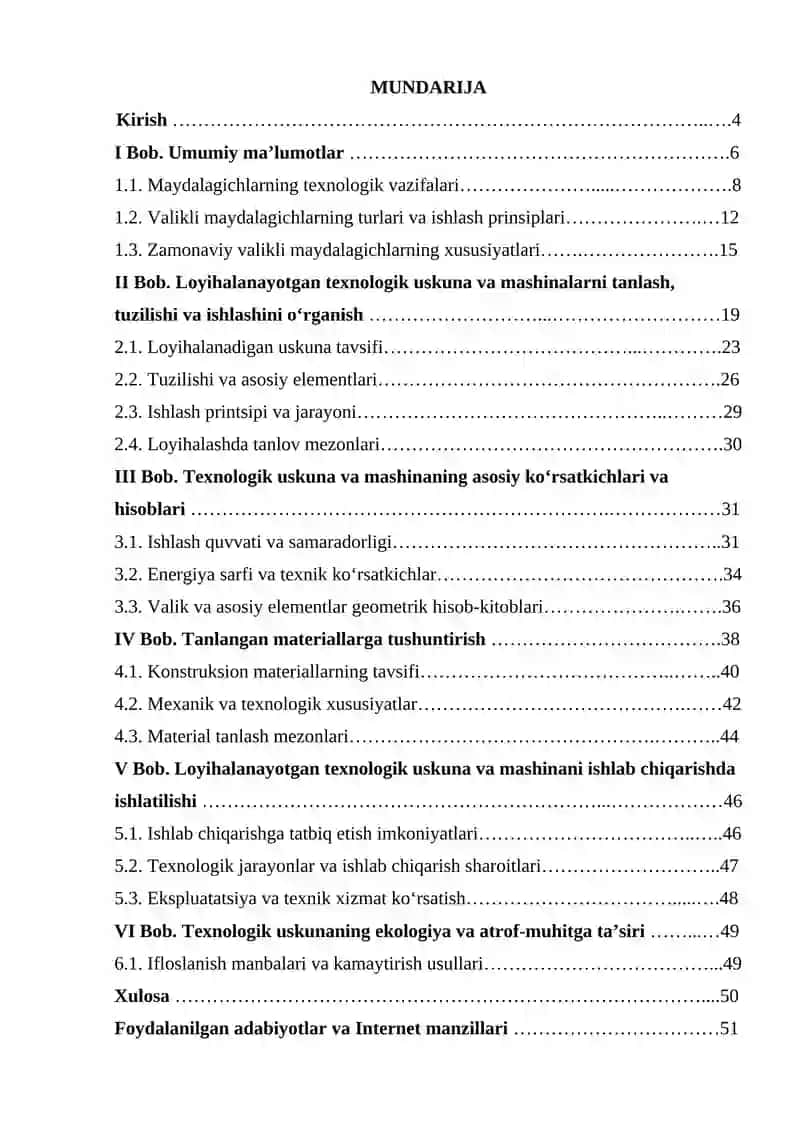 Valikli maydalagichni loyihalash 3