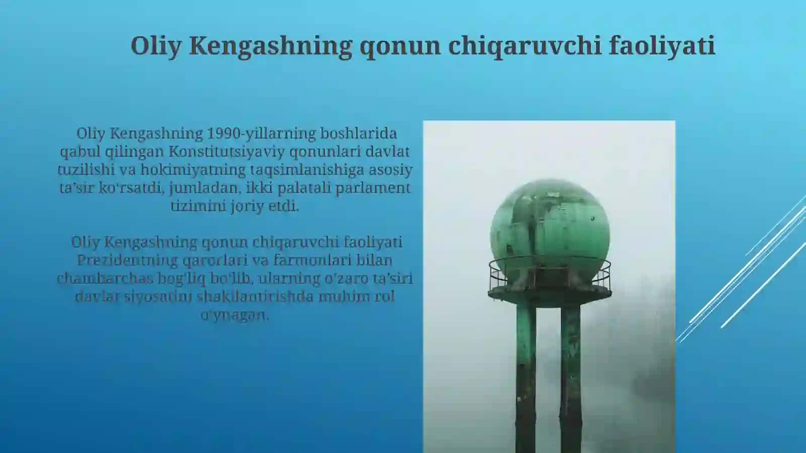 Oliy Kengashning Davlat Hokimiyatidagi Rol va Vazifalari 3