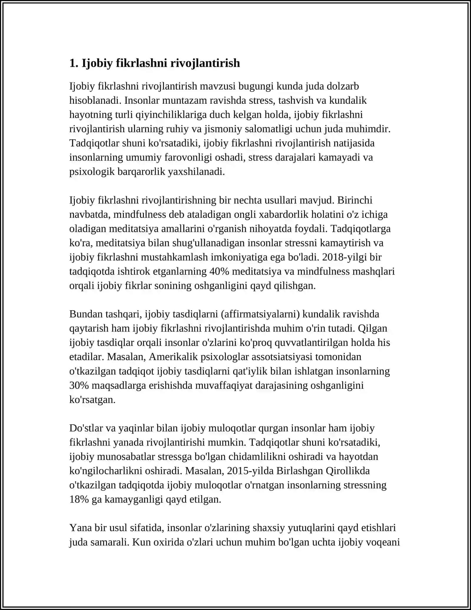 FAOLIYAT VA MOTIVATSIYA 3