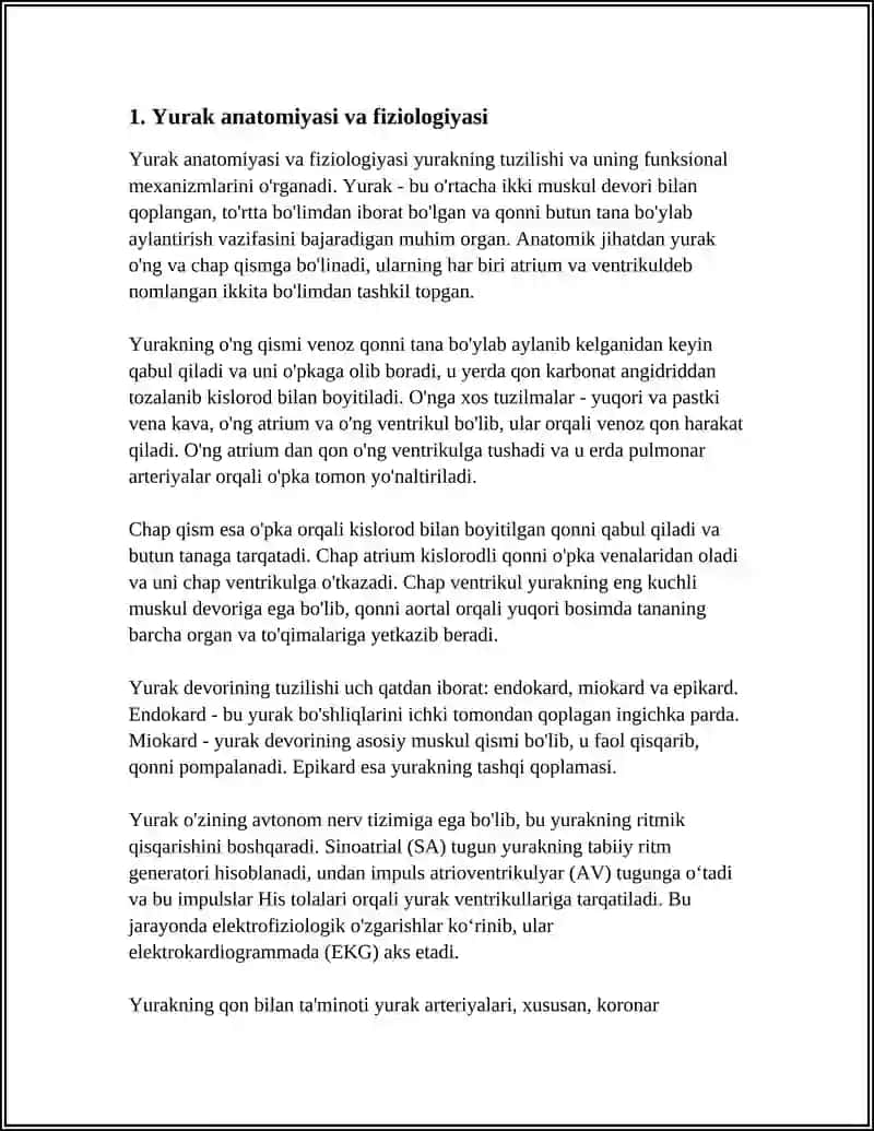 YURAK. UNDA UCHRAYDIGAN KASALLIKLAR 3