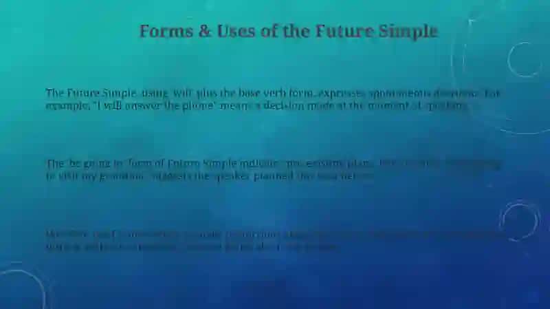 Future simple 3