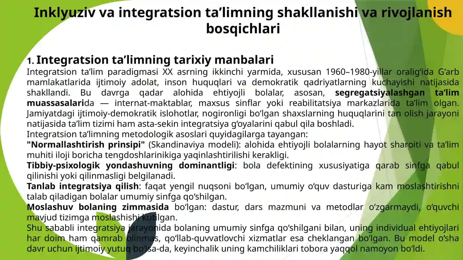 INKLYUZIV VA INTEGRATSION TA’LIMNING QIYOSIY TAHLILI 3