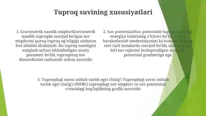 Tuproqning Suv KoʻTarish Xususiyatini Aniqlash 3