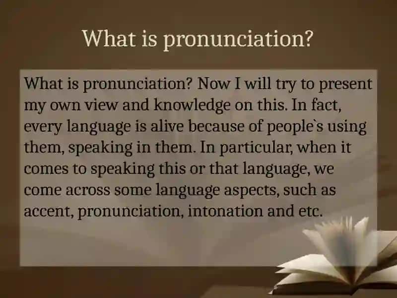 Teaching Pronunciation to ESL students 3