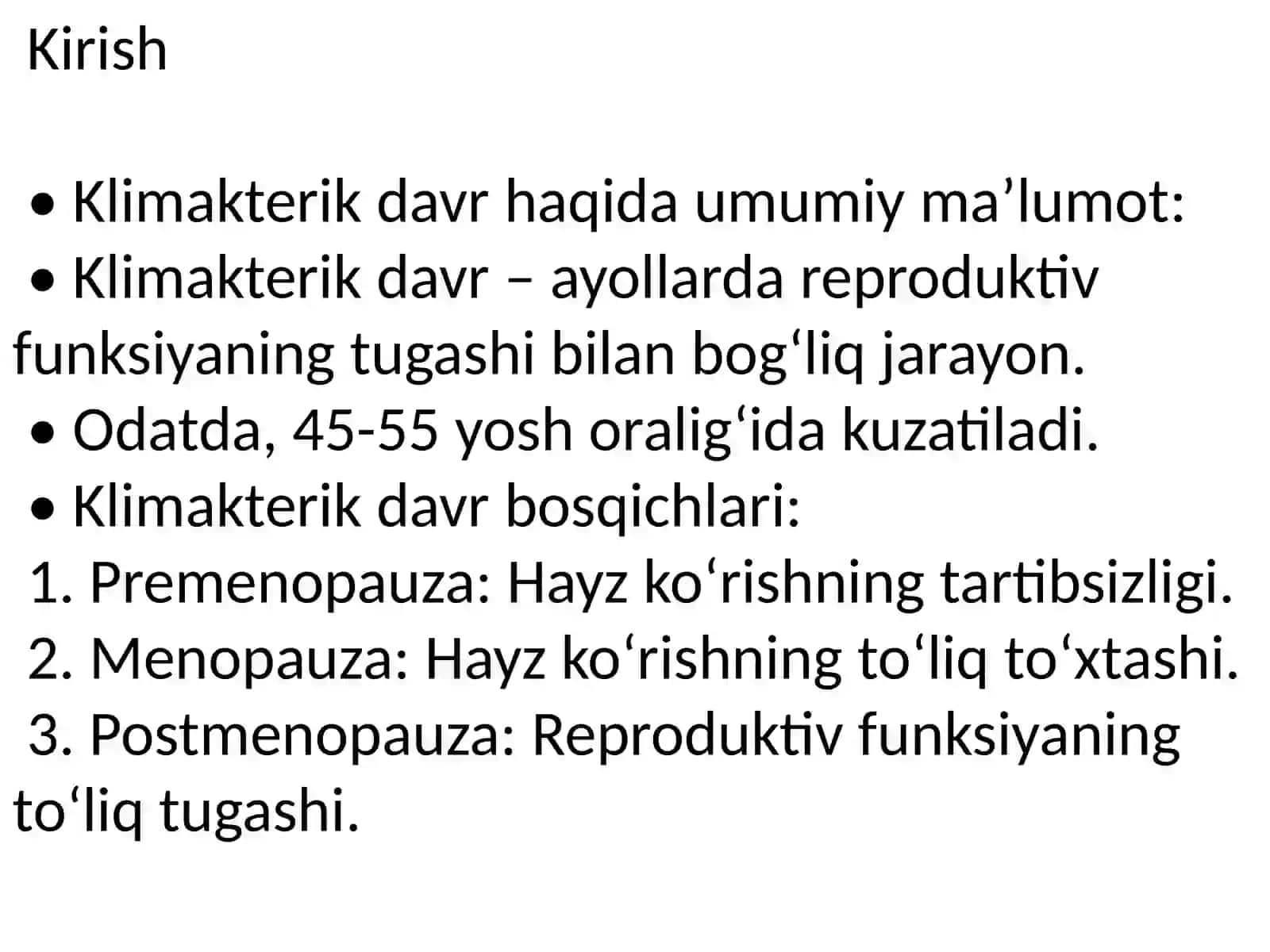 Klimakterik davrda qon ketishlar 3