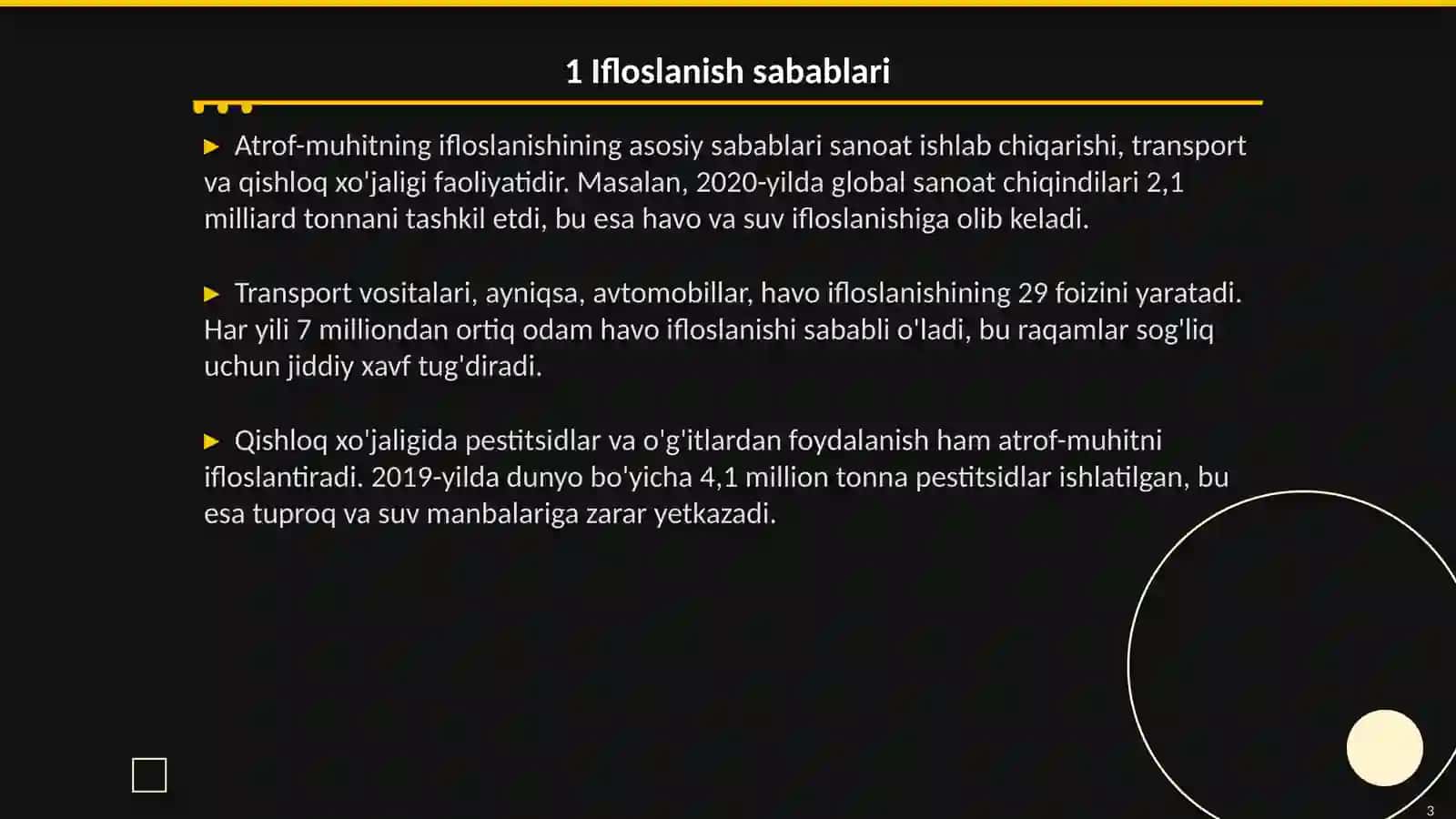 Atrof-muhitning ifloslanishi 3