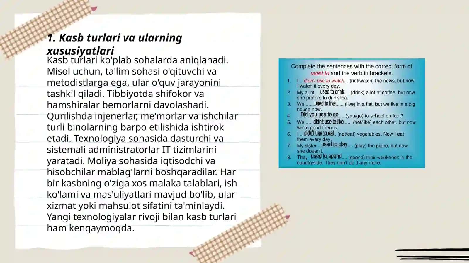 8-sinf Texnologiya darsi 3