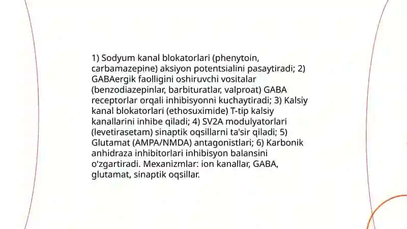 Epilepsiyaga qarshi vositalar 3