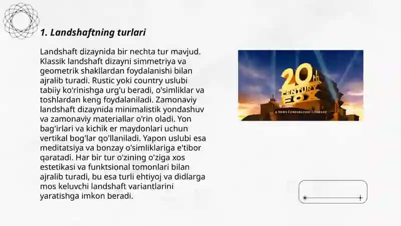 Landshaftning ichki tuzilishi 3