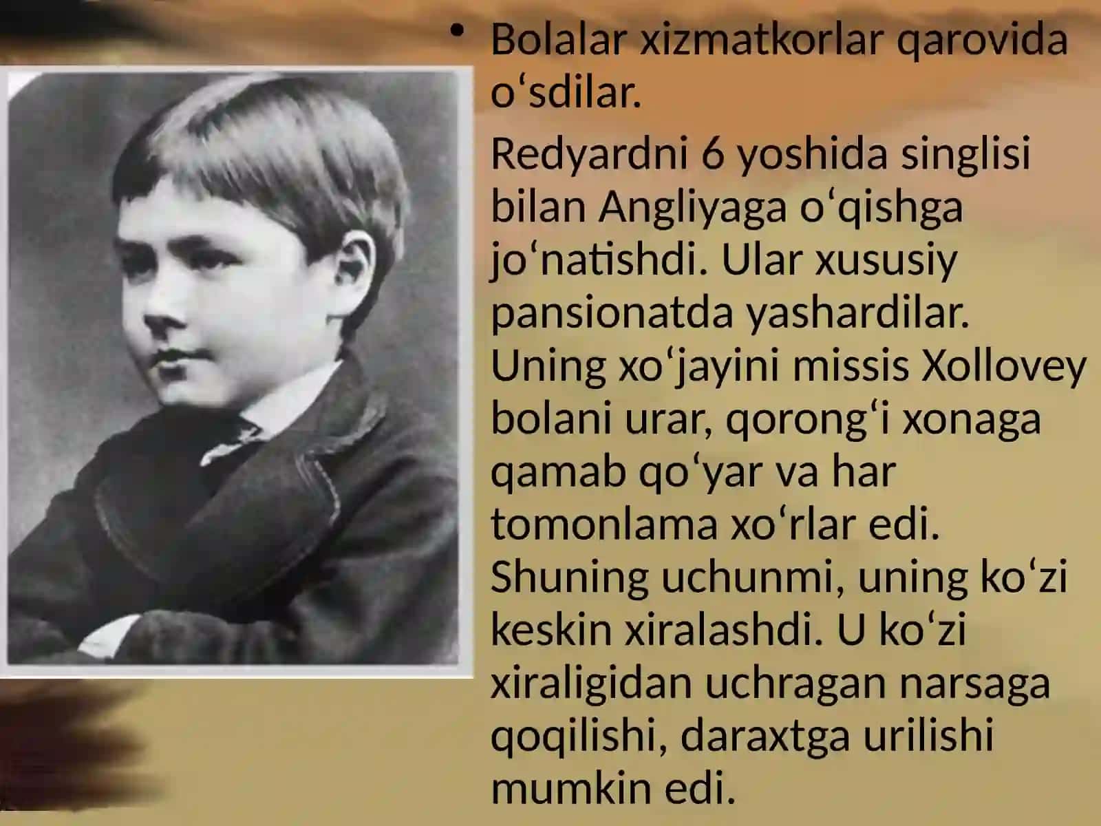 Redyard KIpling hayoti va ijodi (slayd) 3